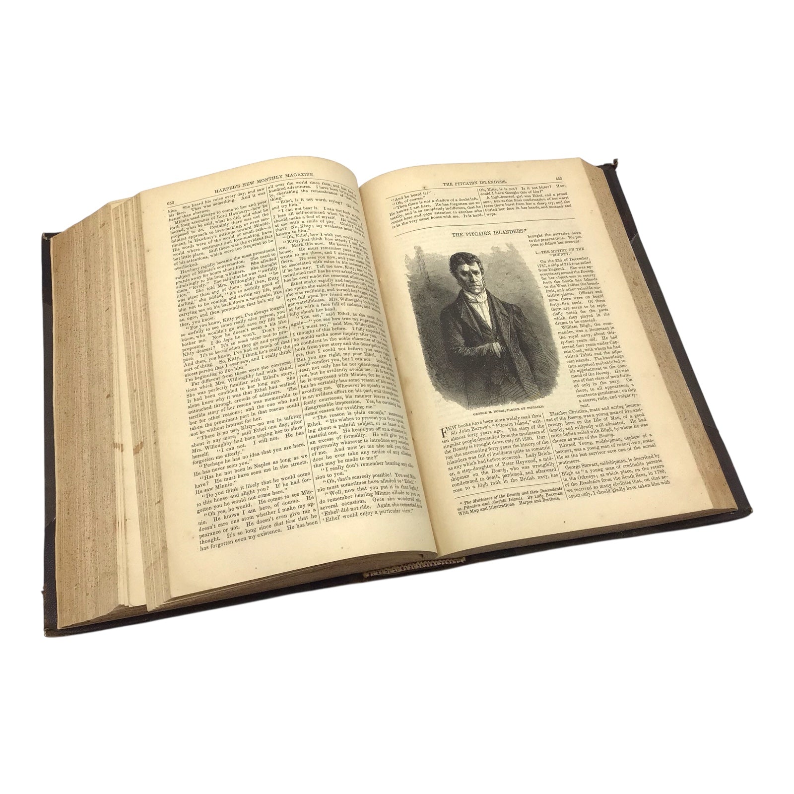 Antique Bound Volume of Harper’s New Monthly Magazine - Volume XLII (42)