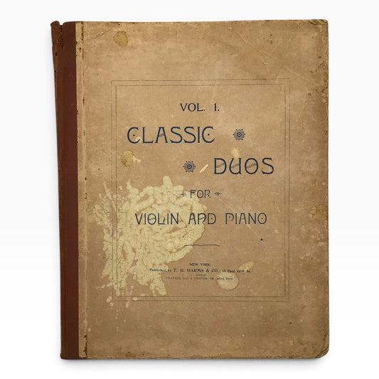 Antique Classic Duos for Violin and Piano Vol. 1 – Harms & Co. 1887 – Romantic Classical Music