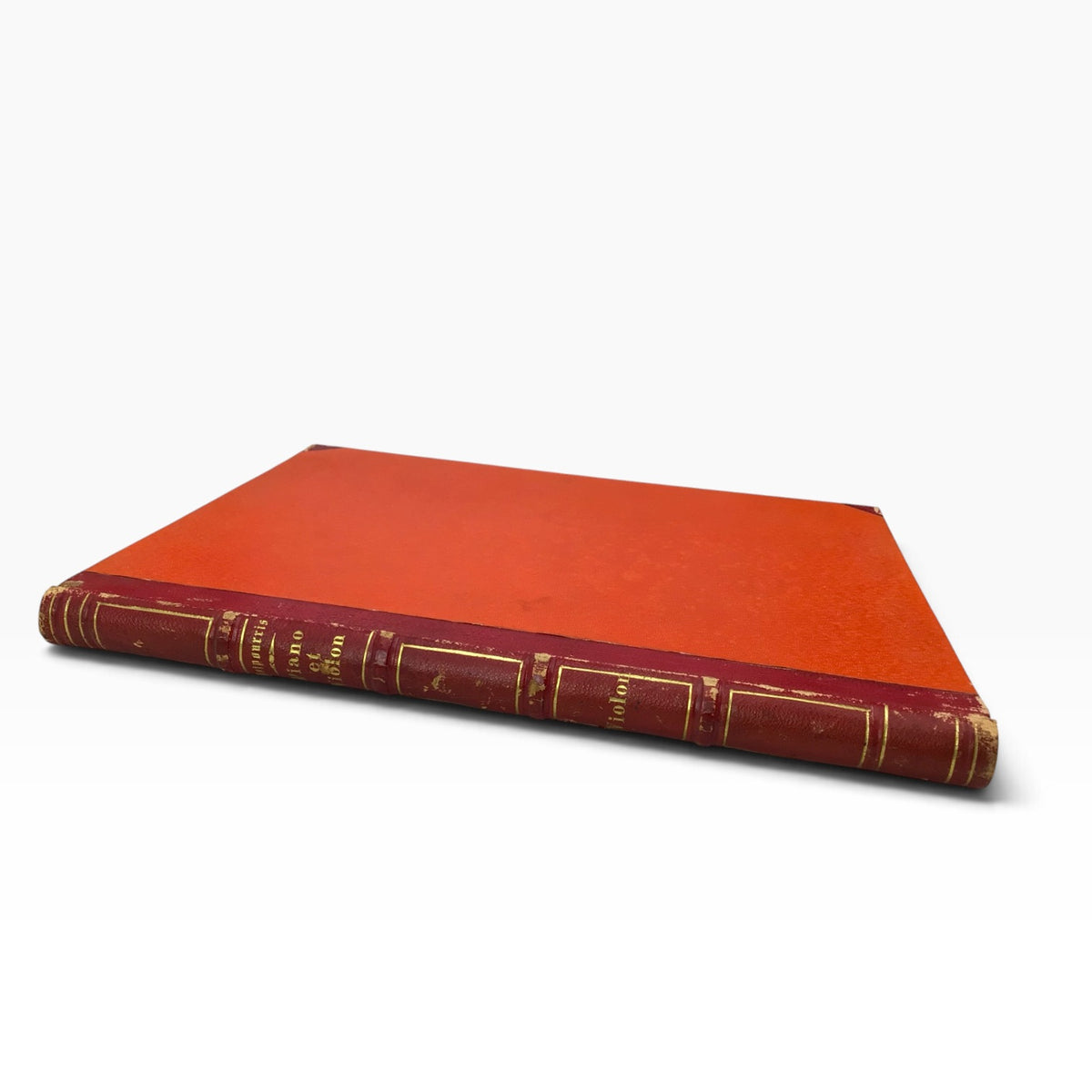 Antique French Potpourris Piano & Violin Duet Music Sheet Books – 2-Volume Set