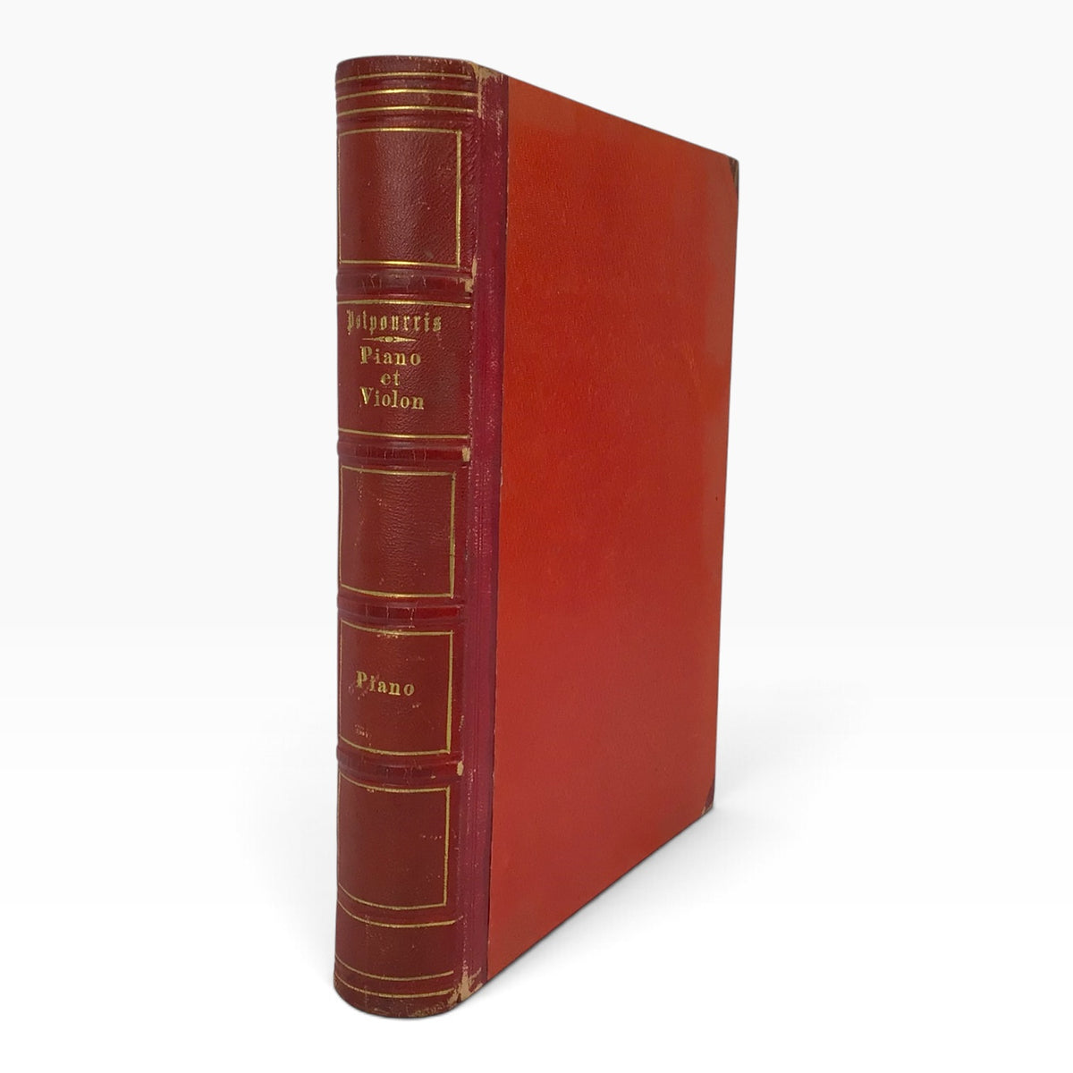 Antique French Potpourris Piano & Violin Duet Music Sheet Books – 2-Volume Set