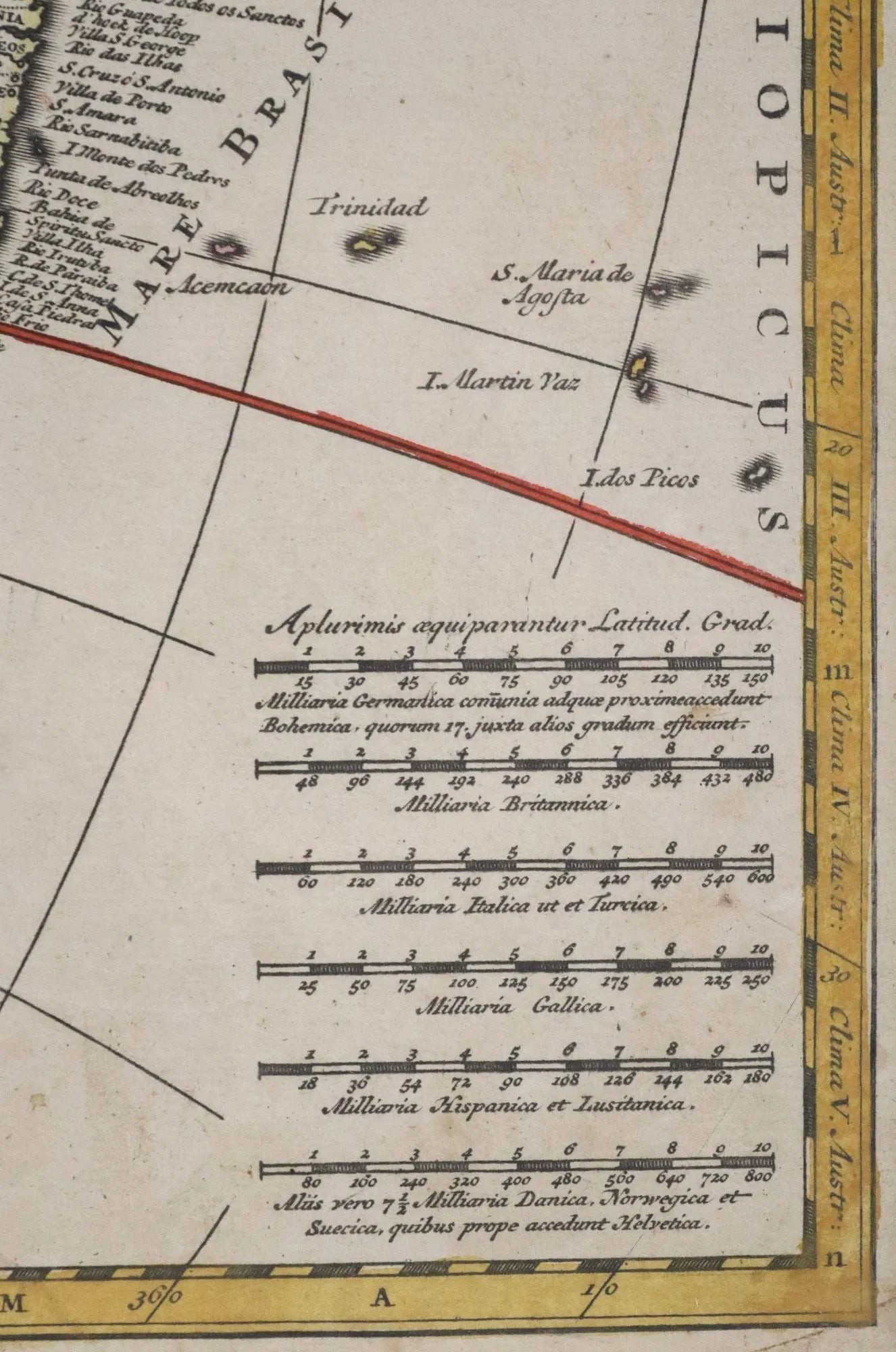 Antique Map of America with California as an Island, 1709, Zurner & Schenk