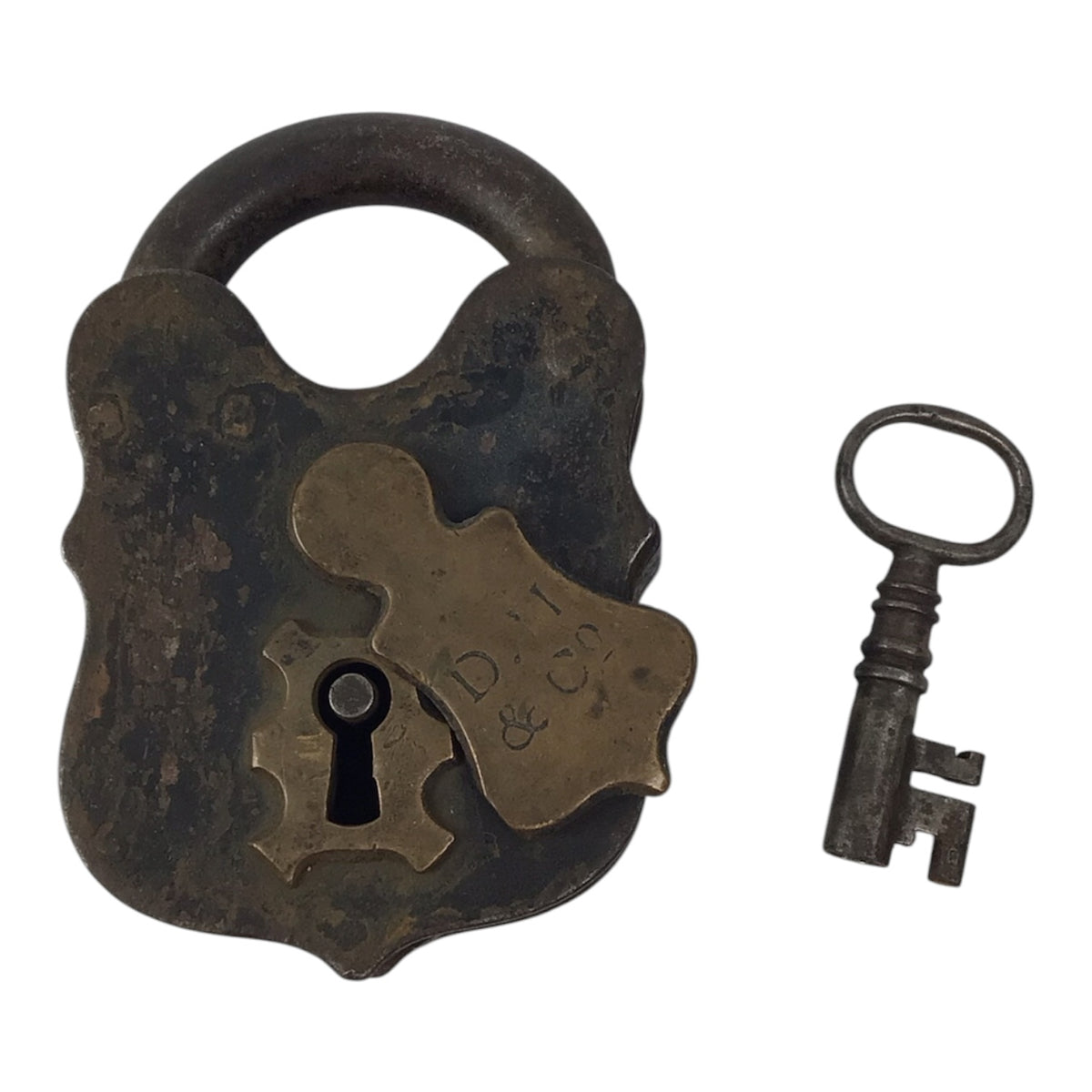 Antique Padlock w/ Key
