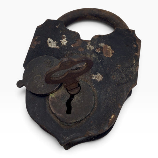 Antique W.W. & Co. William Wilcox Smokehouse Padlock – 19th Century