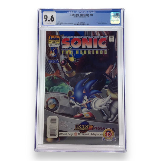 Archie Publications Sonic the Hedgehog #98, First Appearance of Shadow - CGC Graded 9.6