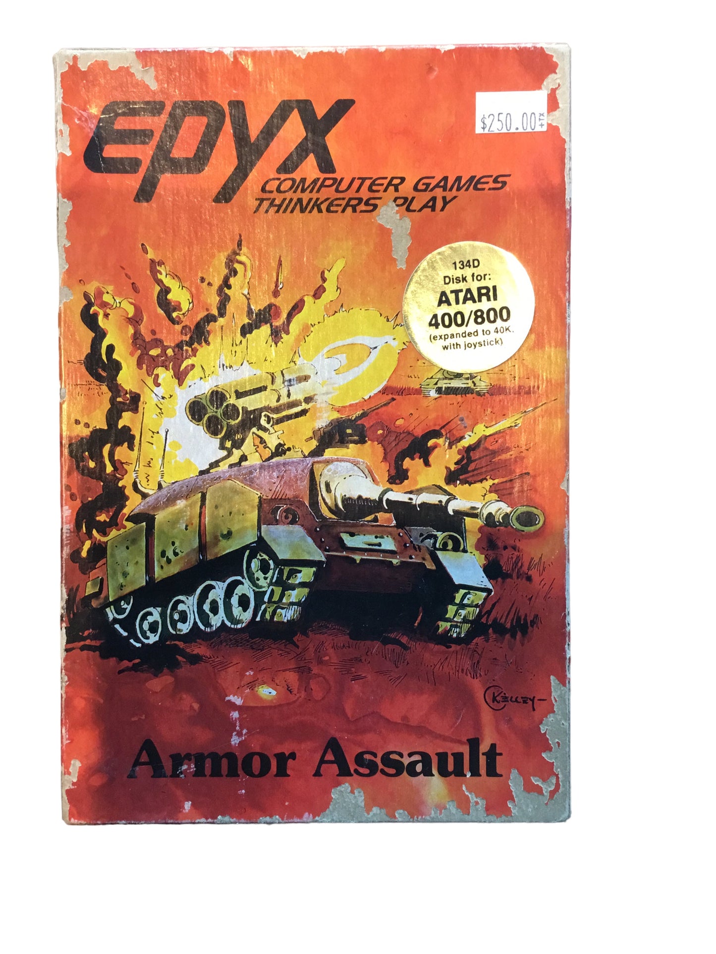 Armor Assault Computer Game For Atari 400/800 By Epyx