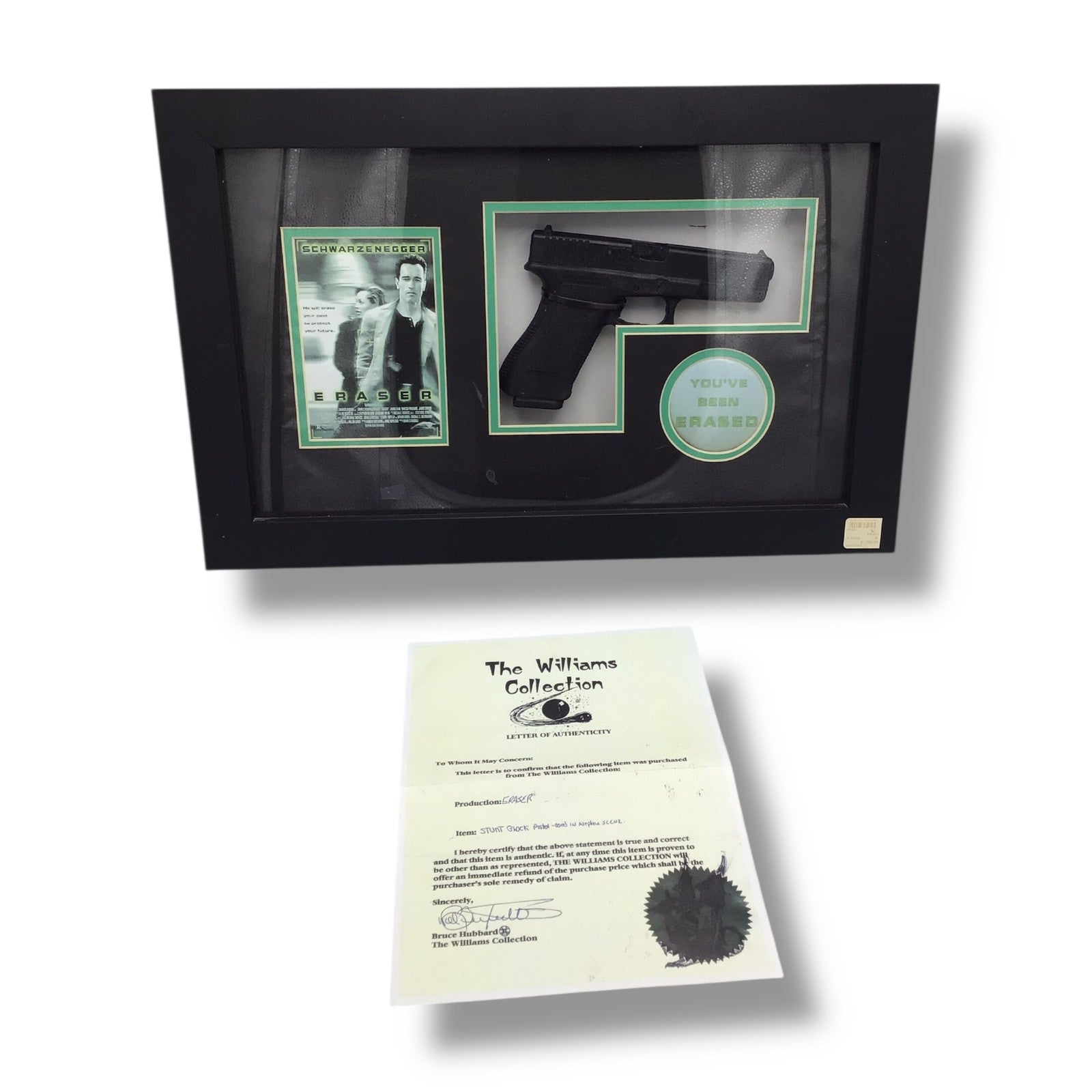 Arnold Schwarzenegger Screen-Used 9mm Pistol from Eraser w/ COA (One-of-a-Kind)