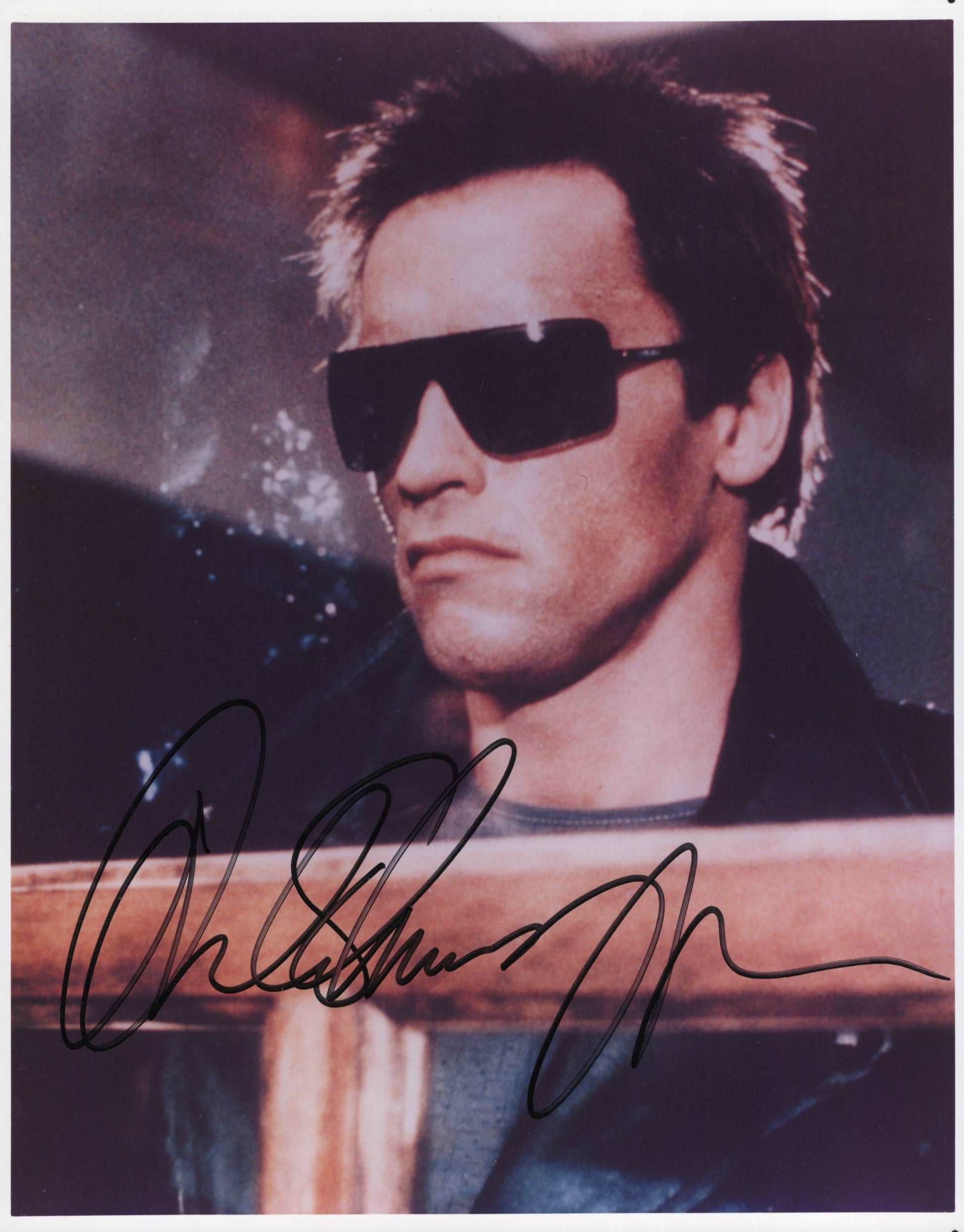 Arnold Schwarzenegger in The Terminator Signed Photo 8x10