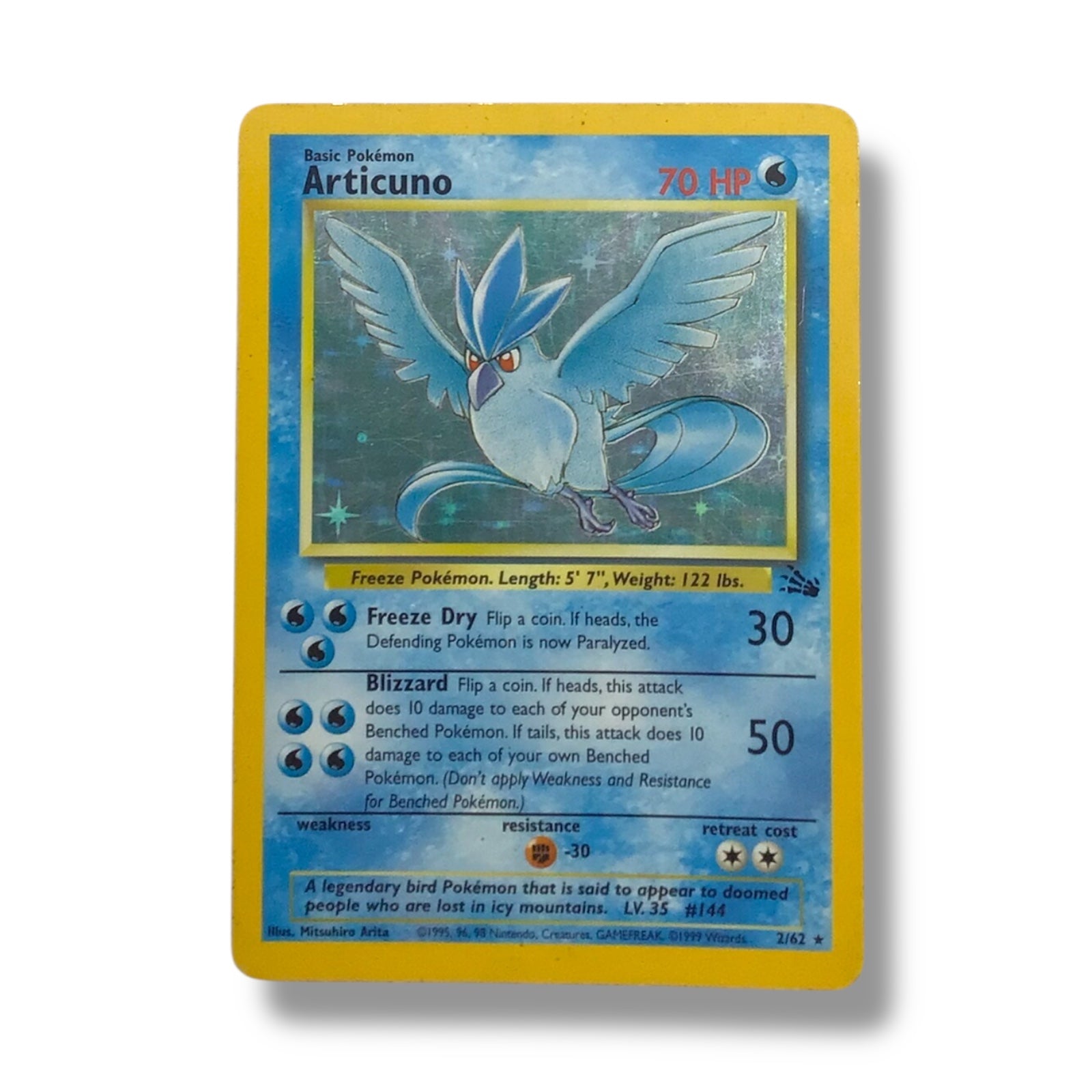 Articuno (Holo) Pokémon Card - Fossils