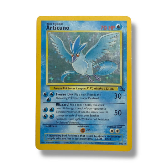 Articuno (Holo) Pokémon Card - Fossils