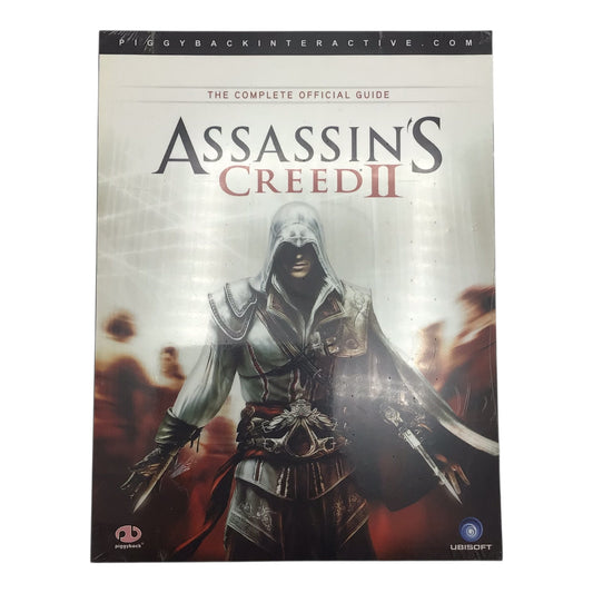 Assassin’s Creed II The Complete Official Guide – Hardcover (2009 Piggyback, Sealed)
