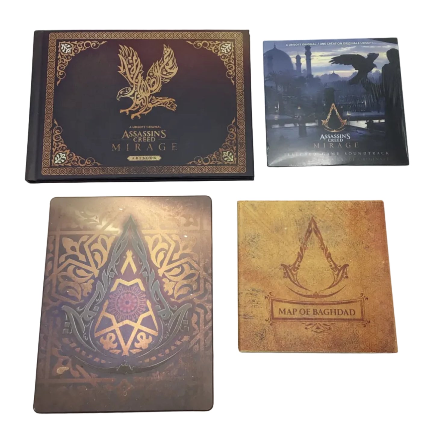 Assassin's Creed Mirage Collector's Case Figure, Soundtrack, Artbook (No Game)