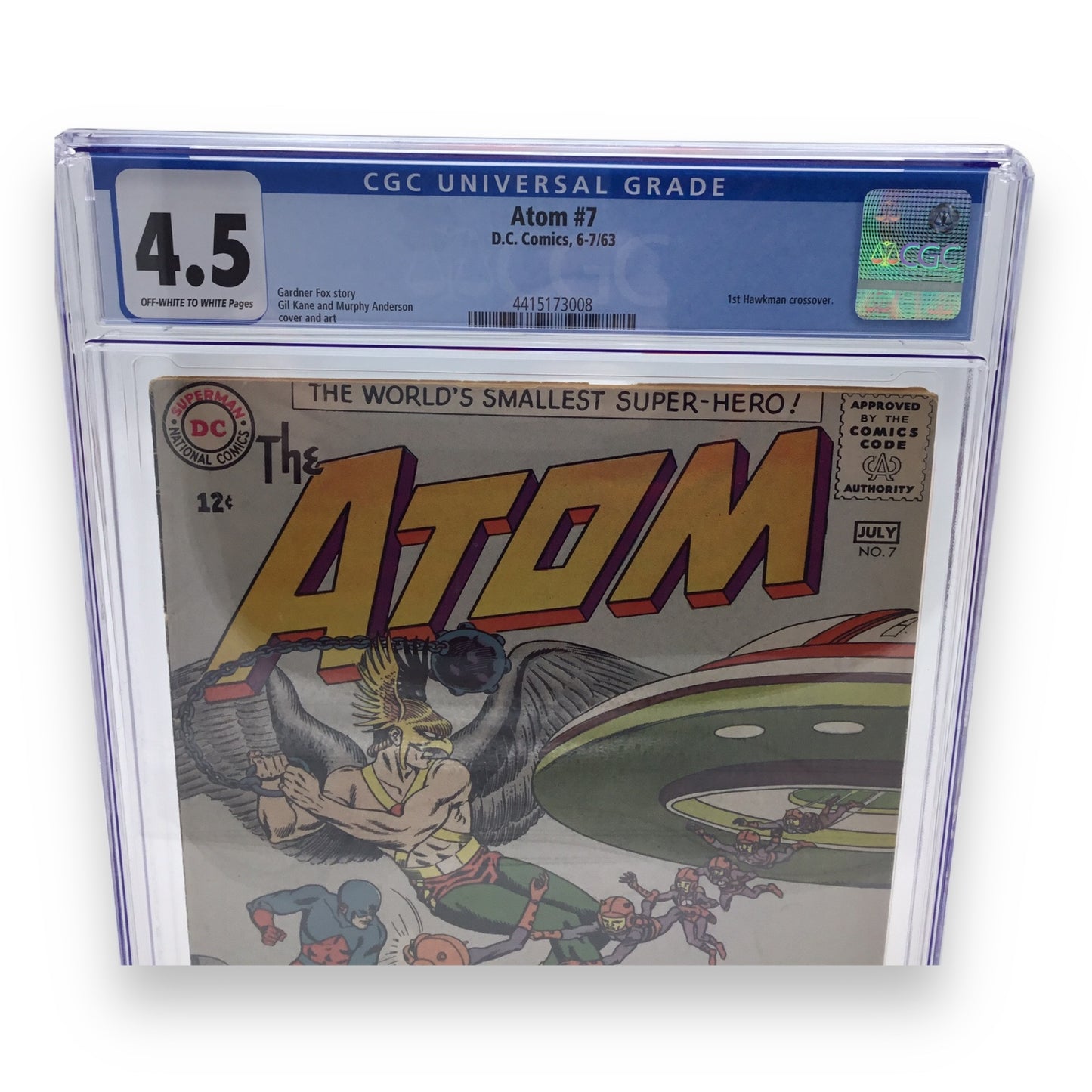 Atom #7 Graded CGC 4.5 - DC Comics 1963
