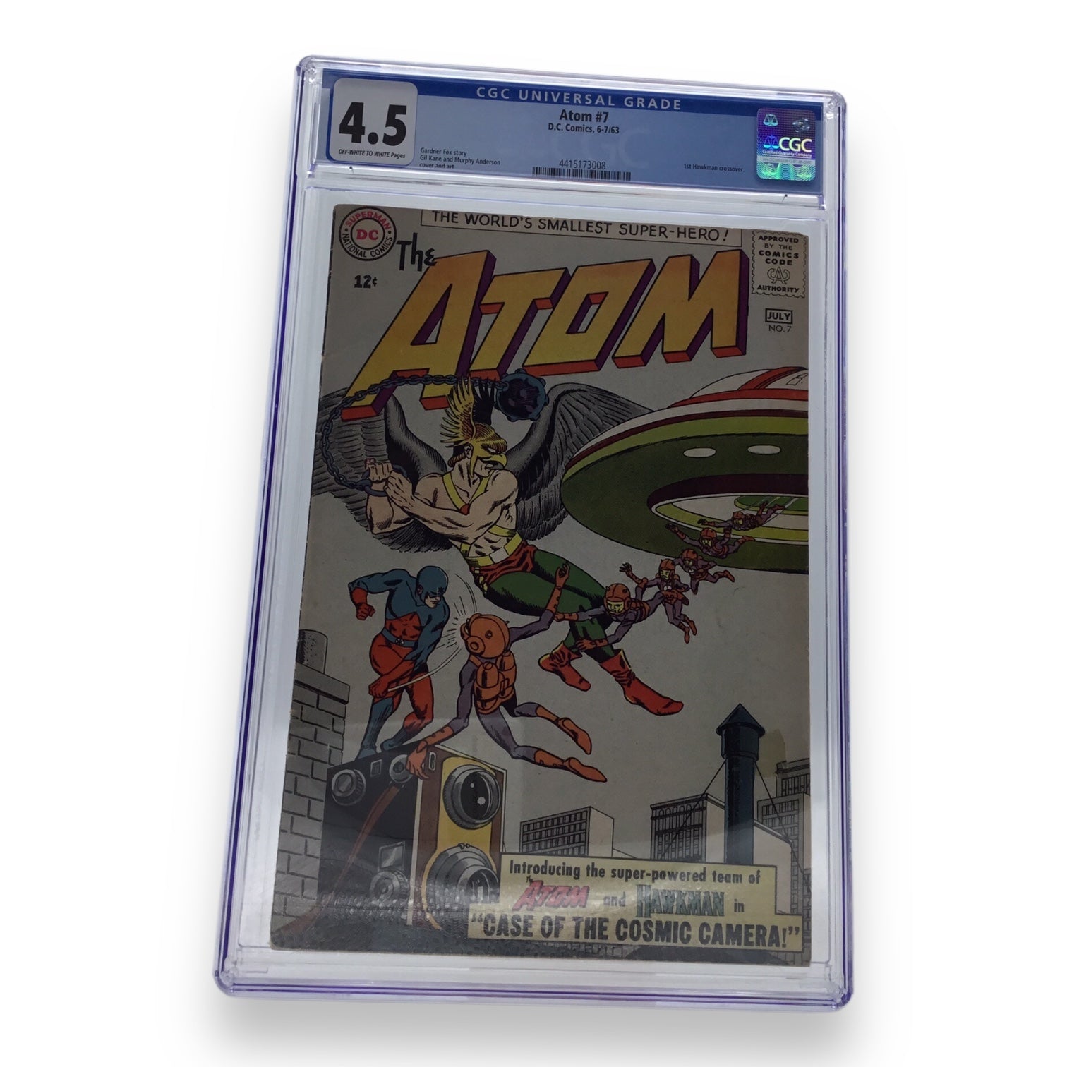 Atom #7 Graded CGC 4.5 - DC Comics 1963