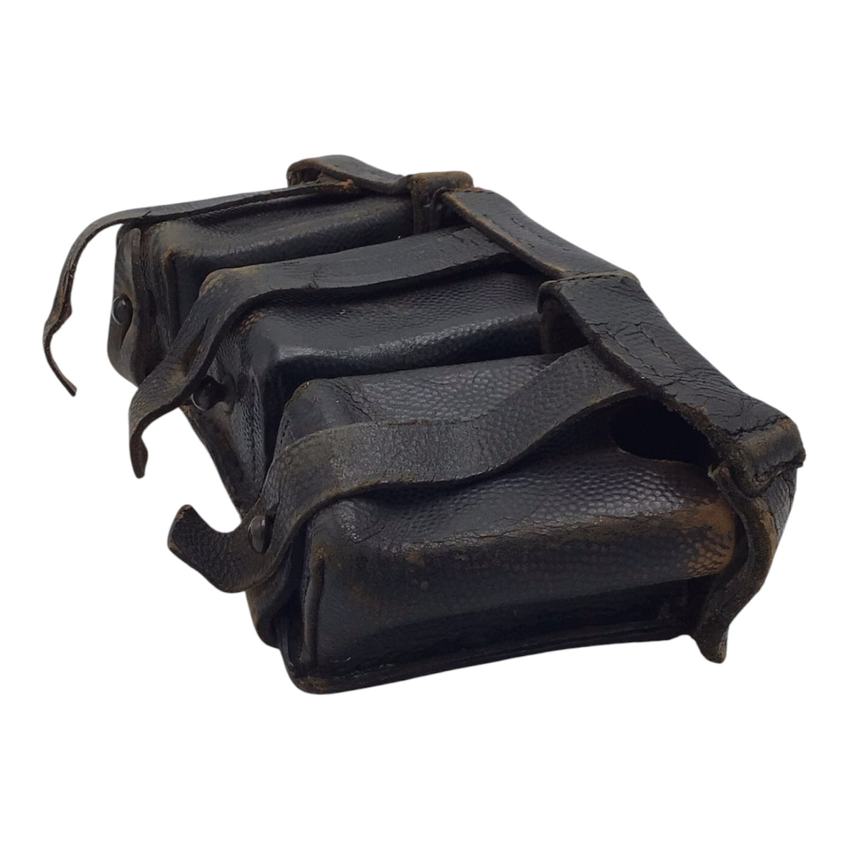 Authentic German WWI Leather Ammunition Pouches