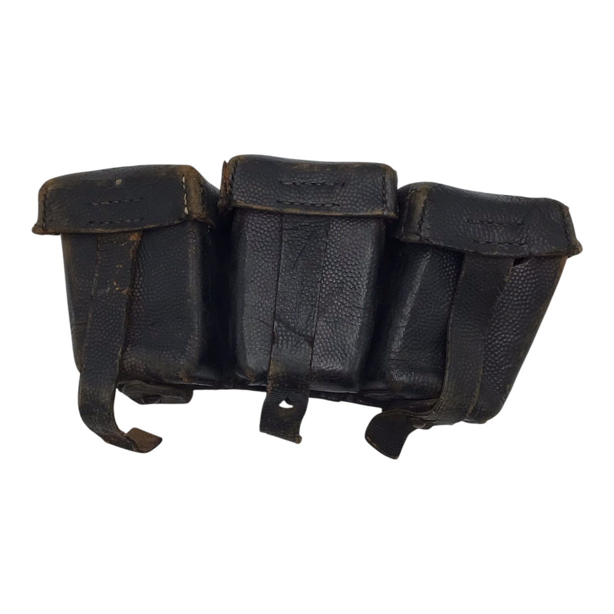 Authentic German WWI Leather Ammunition Pouches