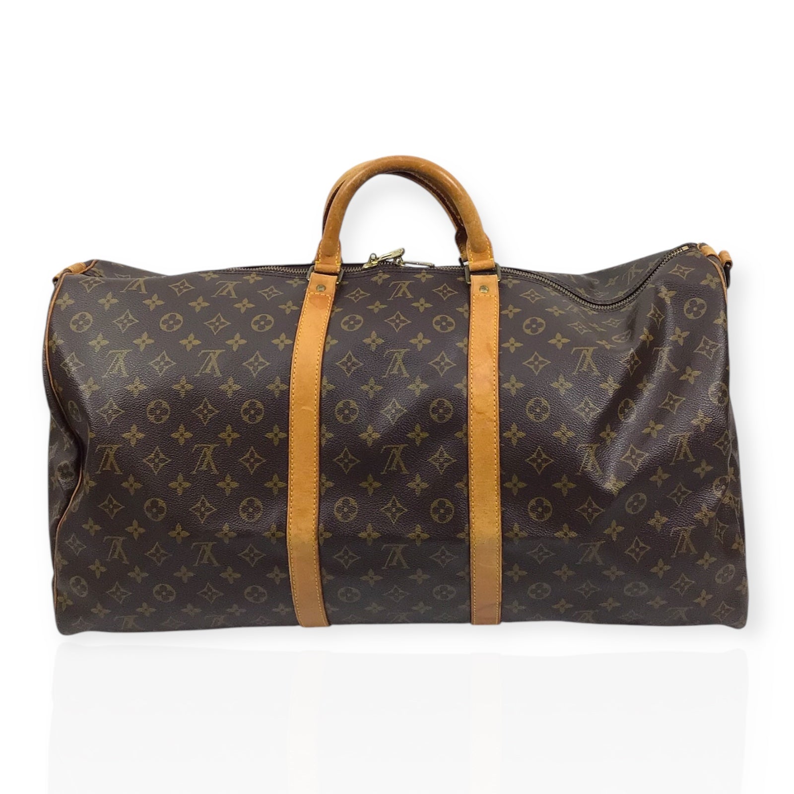 Authentic Louis Vuitton Keepall Bandoulière 60 – Preloved Iconic Monogram