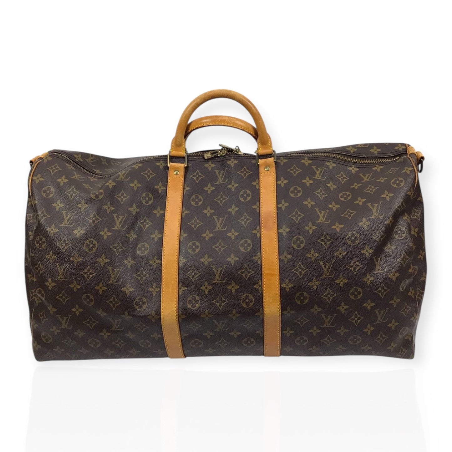 Authentic Louis Vuitton Keepall Bandoulière 60 – Preloved Iconic Monogram