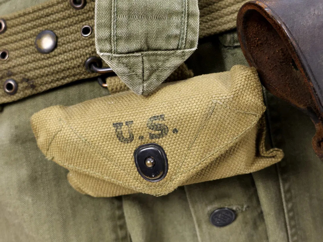 Authentic U.S. WW2 Tanker Uniform with M1938 Tanker Helmet