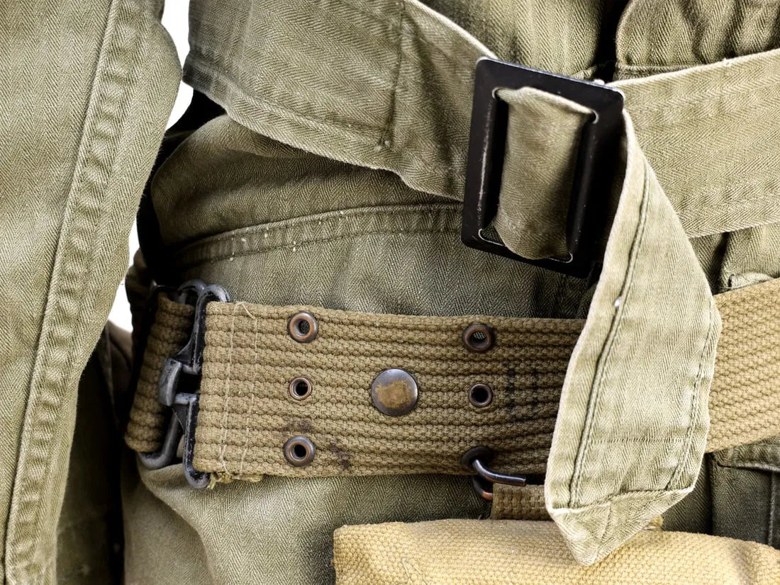 Authentic U.S. WW2 Tanker Uniform with M1938 Tanker Helmet