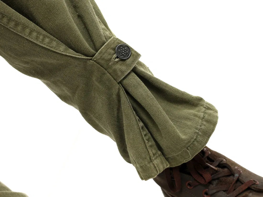 Authentic U.S. WW2 Tanker Uniform with M1938 Tanker Helmet