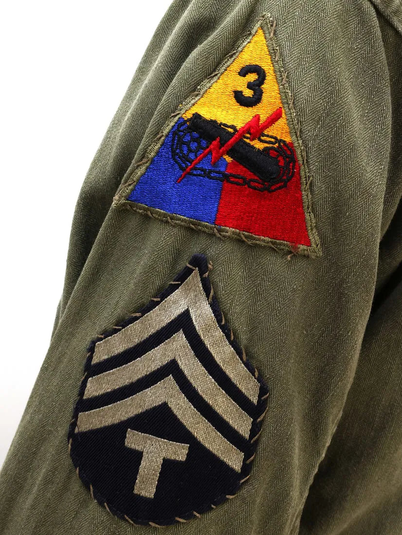 Authentic U.S. WW2 Tanker Uniform with M1938 Tanker Helmet