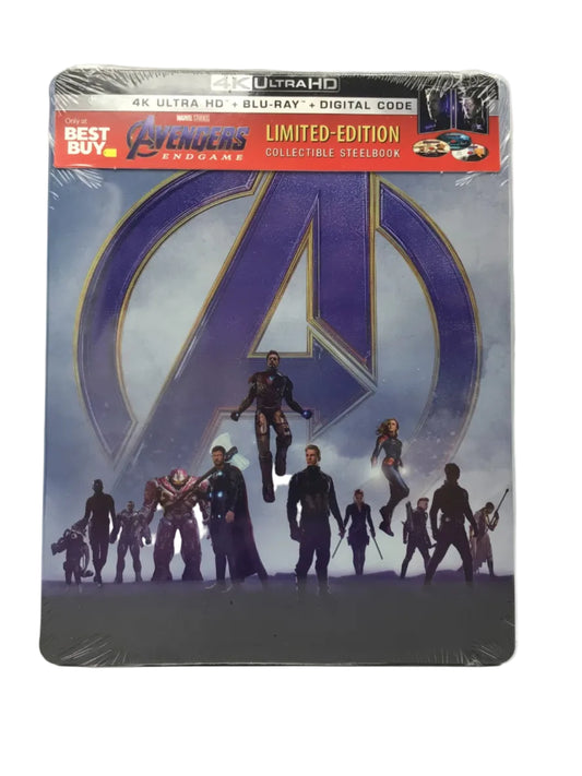 Avengers: Endgame Limited Edition 4K Ultra HD SteelBook Blu-ray – Best Buy Exclusive
