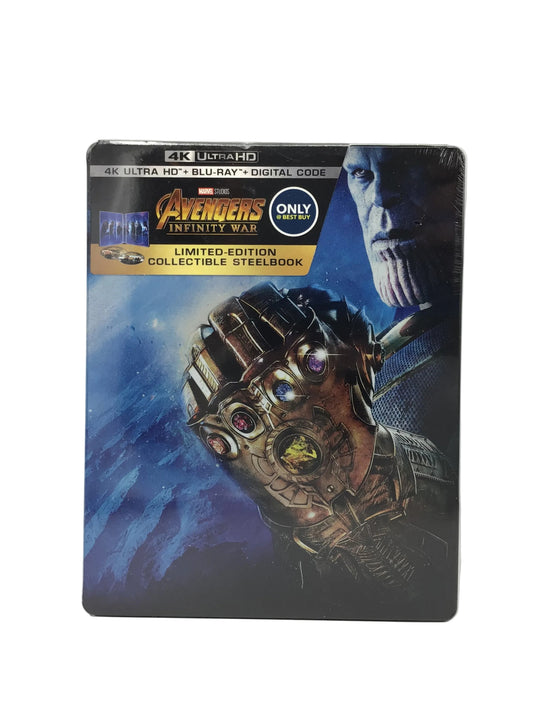 Avengers: Infinity War Limited Edition 4K Ultra HD SteelBook Blu-ray – Best Buy Exclusive