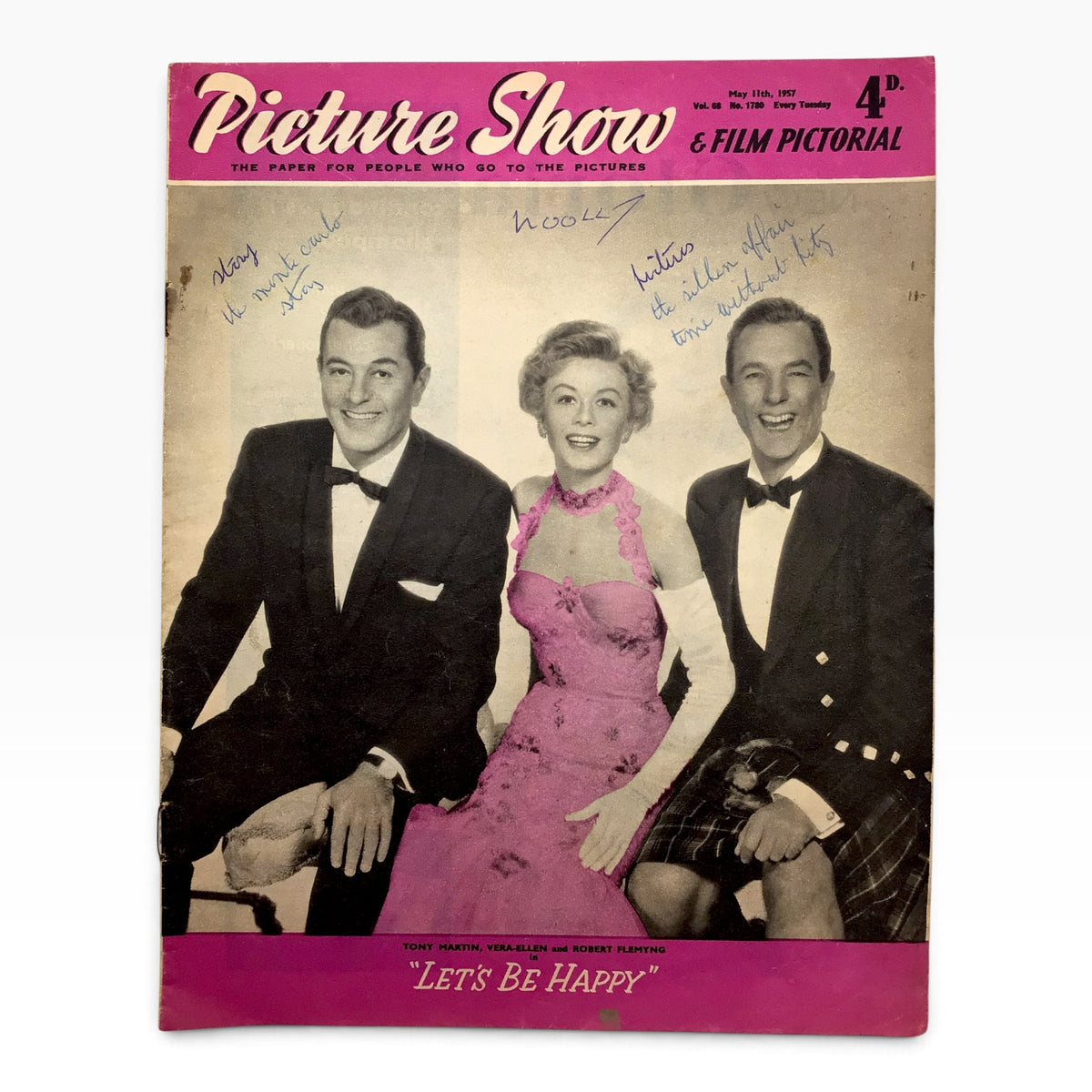 Vintage 1957 Picture Show & Film Pictorial British Film Magazine Set - 31 Issues