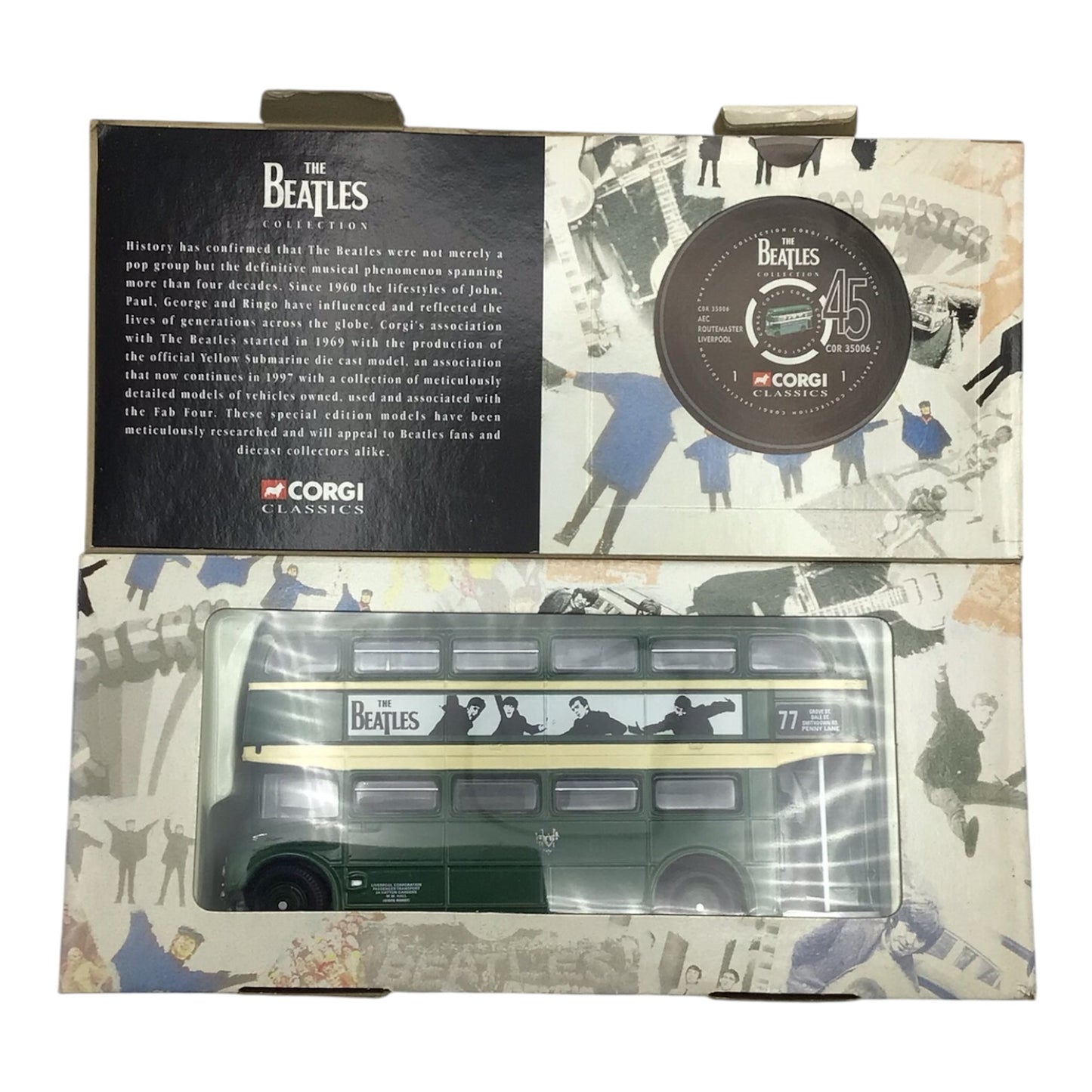The Beatles Ace Routemaster Liverpool Corporation Model - Corgi