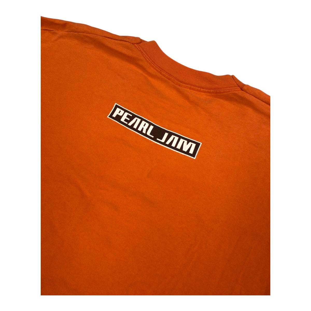 Vintage Pearl Jam 1995 Tour T-Shirt Orange Bullseye Graphic - XL