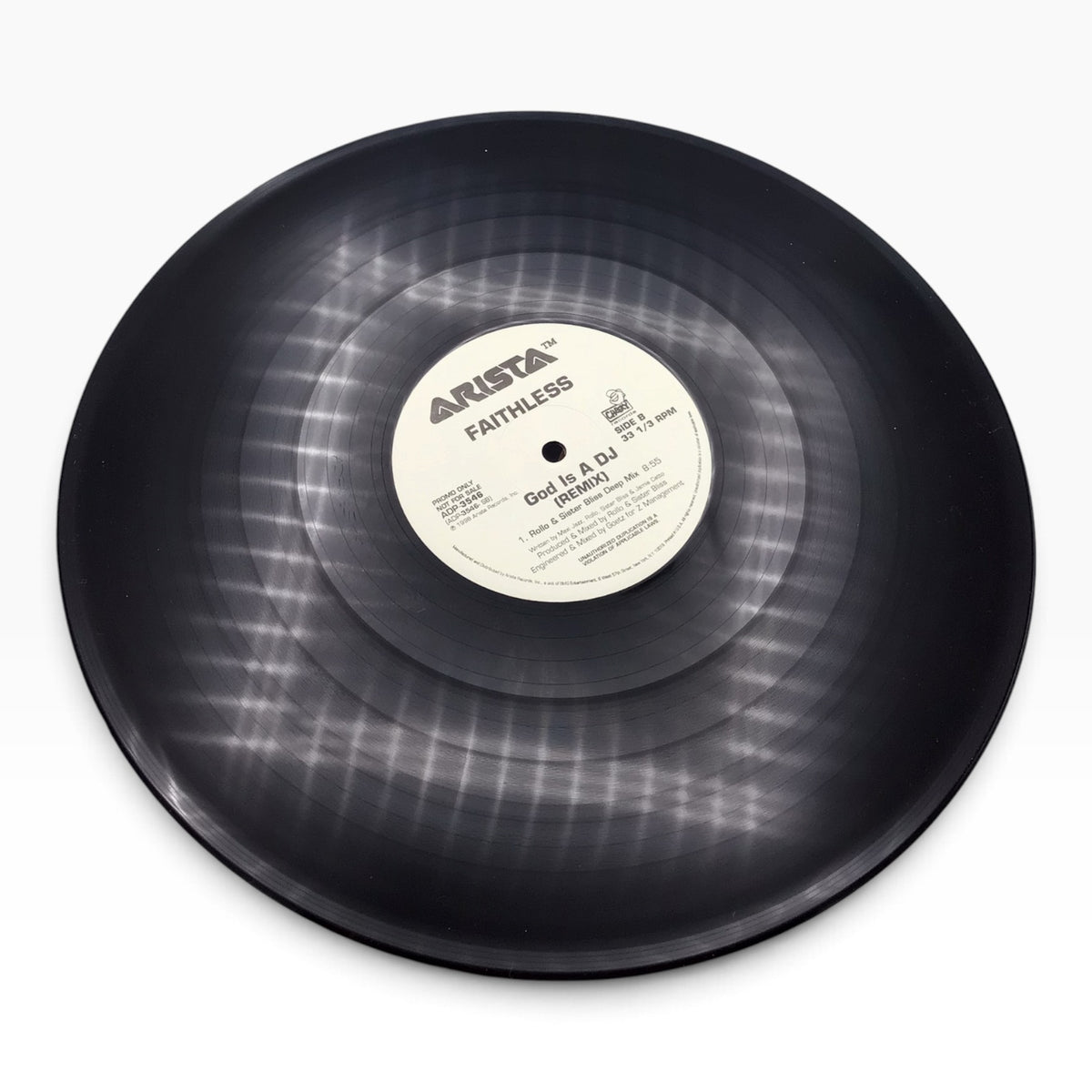 Faithless God Is a DJ (Remix) 1998 Arista Promotional 2-Record Vinyl Set – ADP-3546