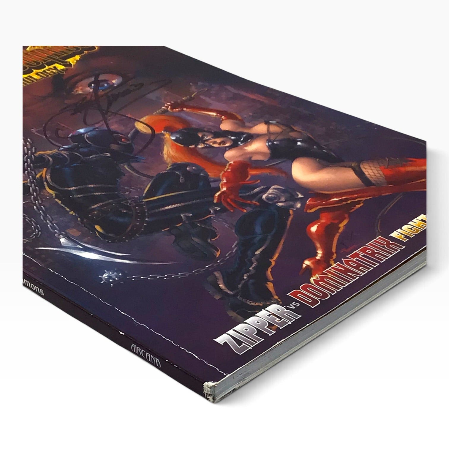 Simmons Comics Anthology: Zipper vs. Dominatrix Signed by Gene Simmons – 2012 SDCC Exclusive
