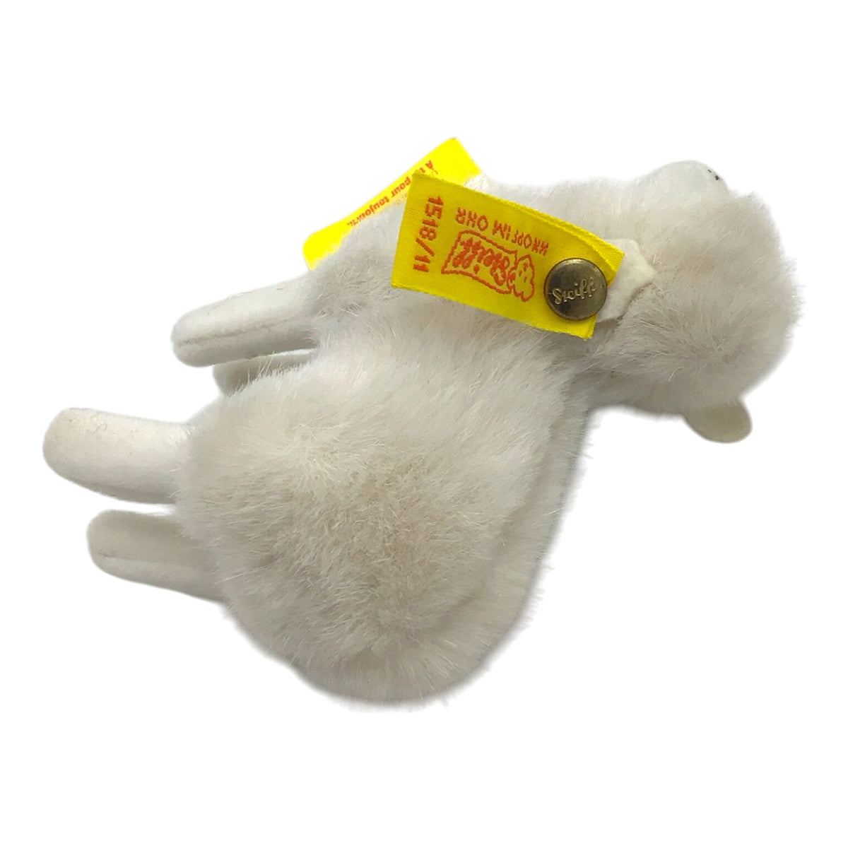 Miniature Mohair Toy Animal w/ Maker's Label Flori Sheep 1518/11
