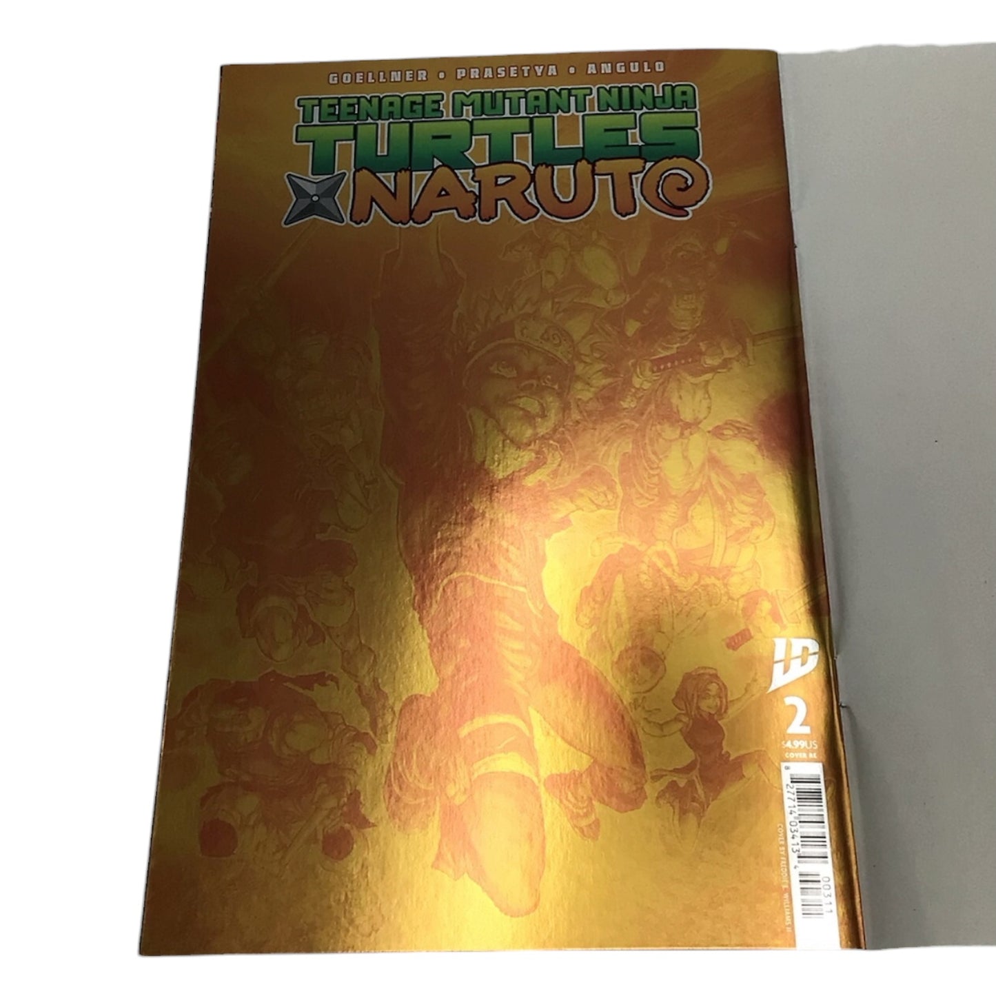 Teenage Mutant Ninja Turtle x Naruto #2 Foil Variant Cover