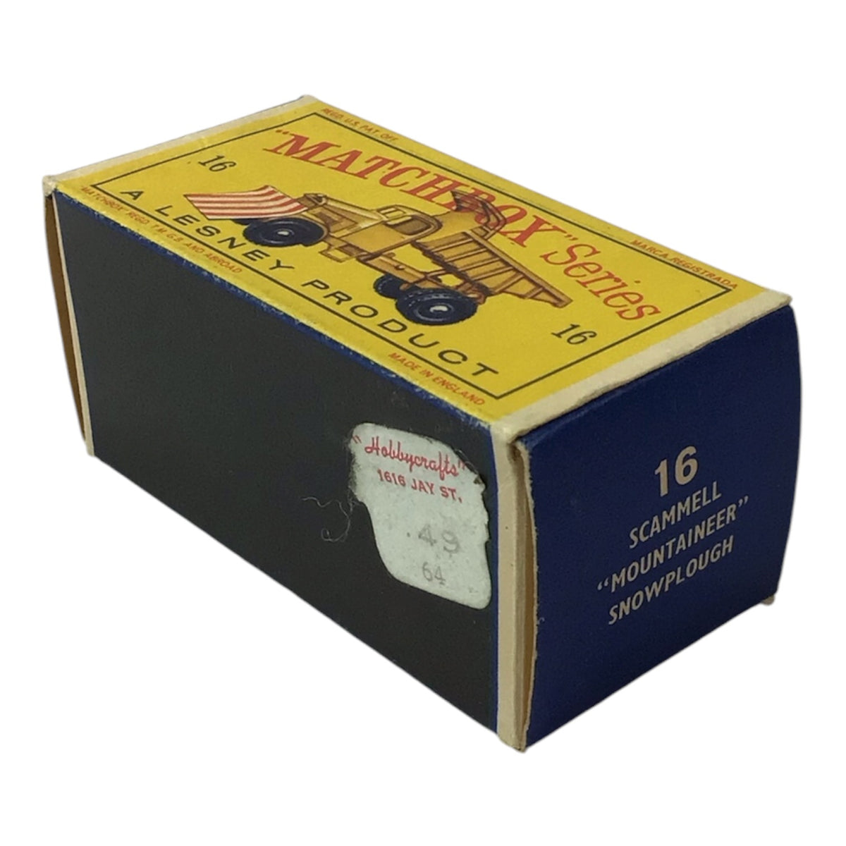 Lesney Matchbox Series #16 Scammell "Mountaineer" Snowplough w/ Original Box