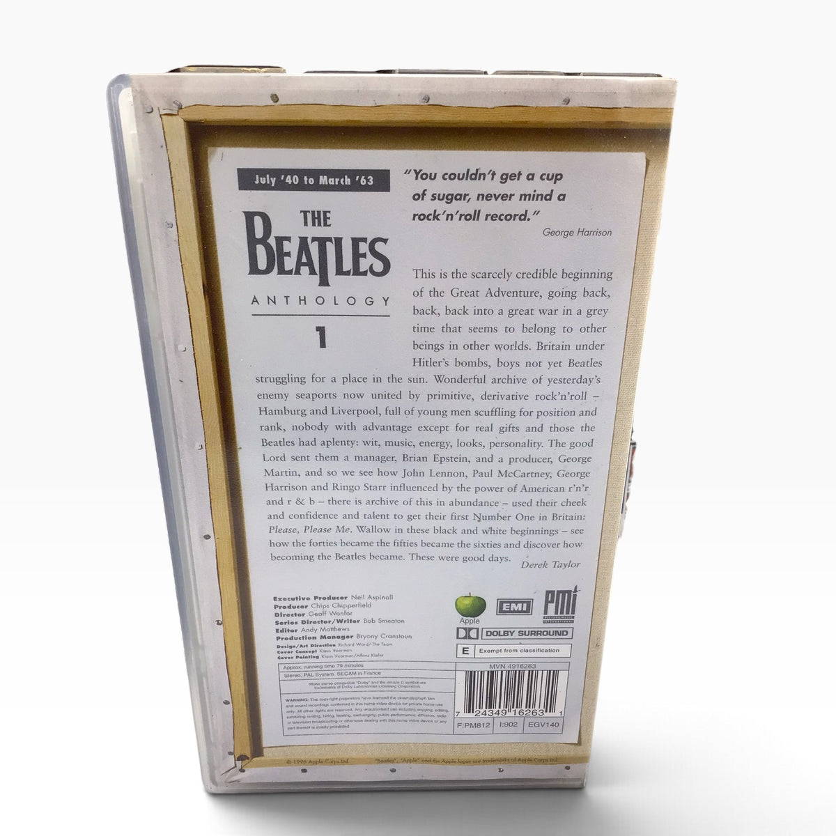 The Beatles Anthology 8-Volume VHS Box Set – 1996 Apple Corps & Capitol Records