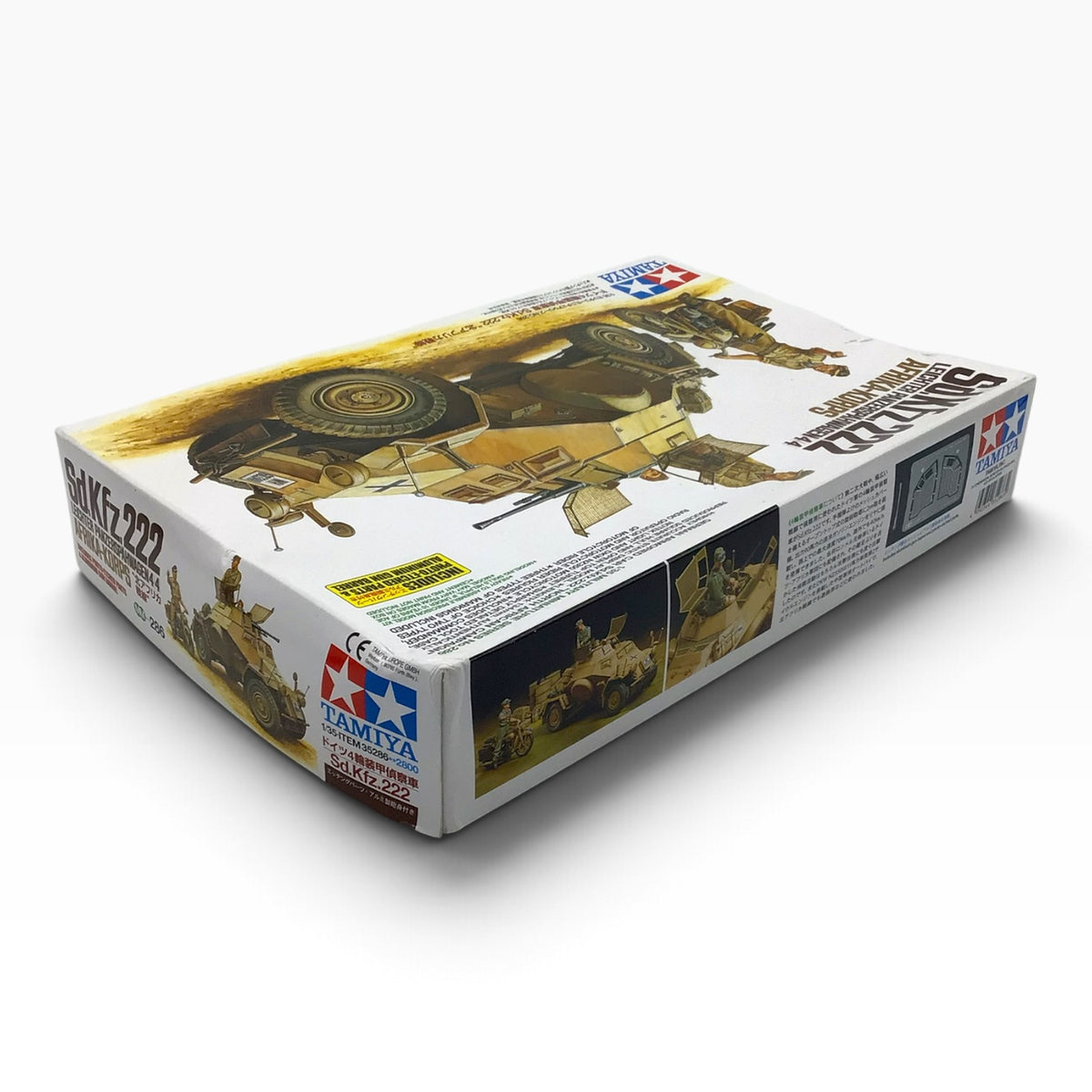 Tamiya 35286 German Sd.Kfz.222 Leichter Panzerspahwagen 4x4 Afrika Korps 1:35 Scale Model Kit - 2008