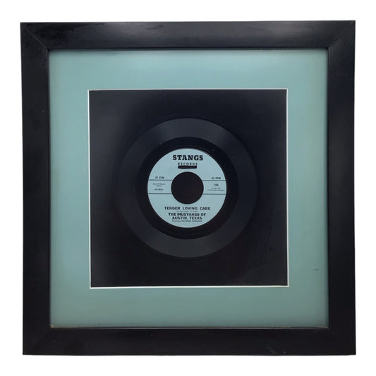 The Mustangs of Austin, TX - Tender Loving Care 45 Record - Framed