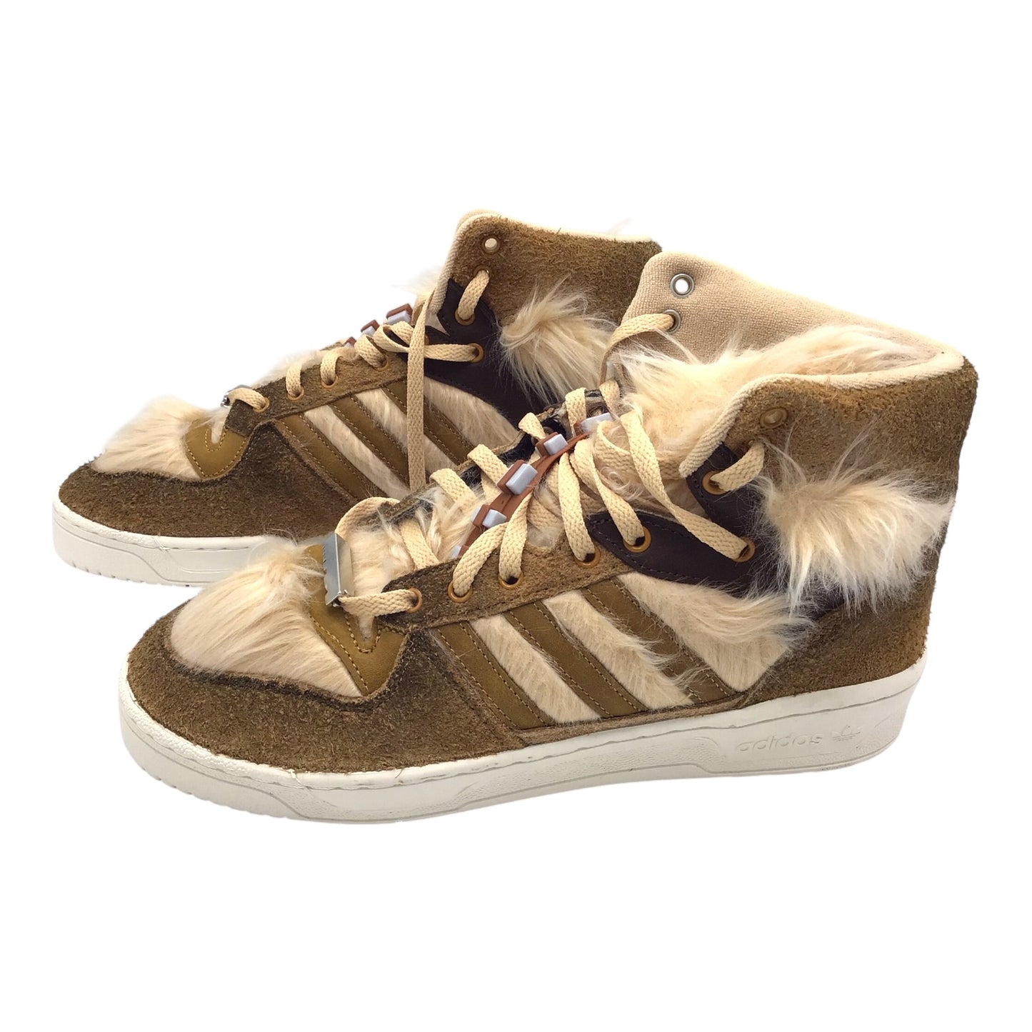 Adidas Rivalry Hi Chewbacca Star Wars Shoes – Raw Desert – Men's Size 9.5