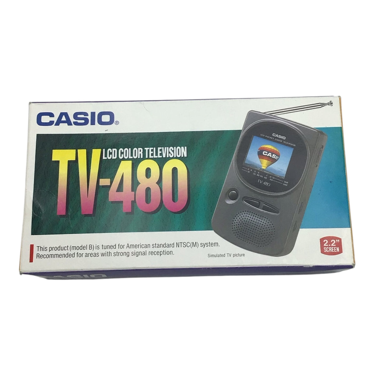 Casio TV-480 LCD Color Television - Handheld Device Untested