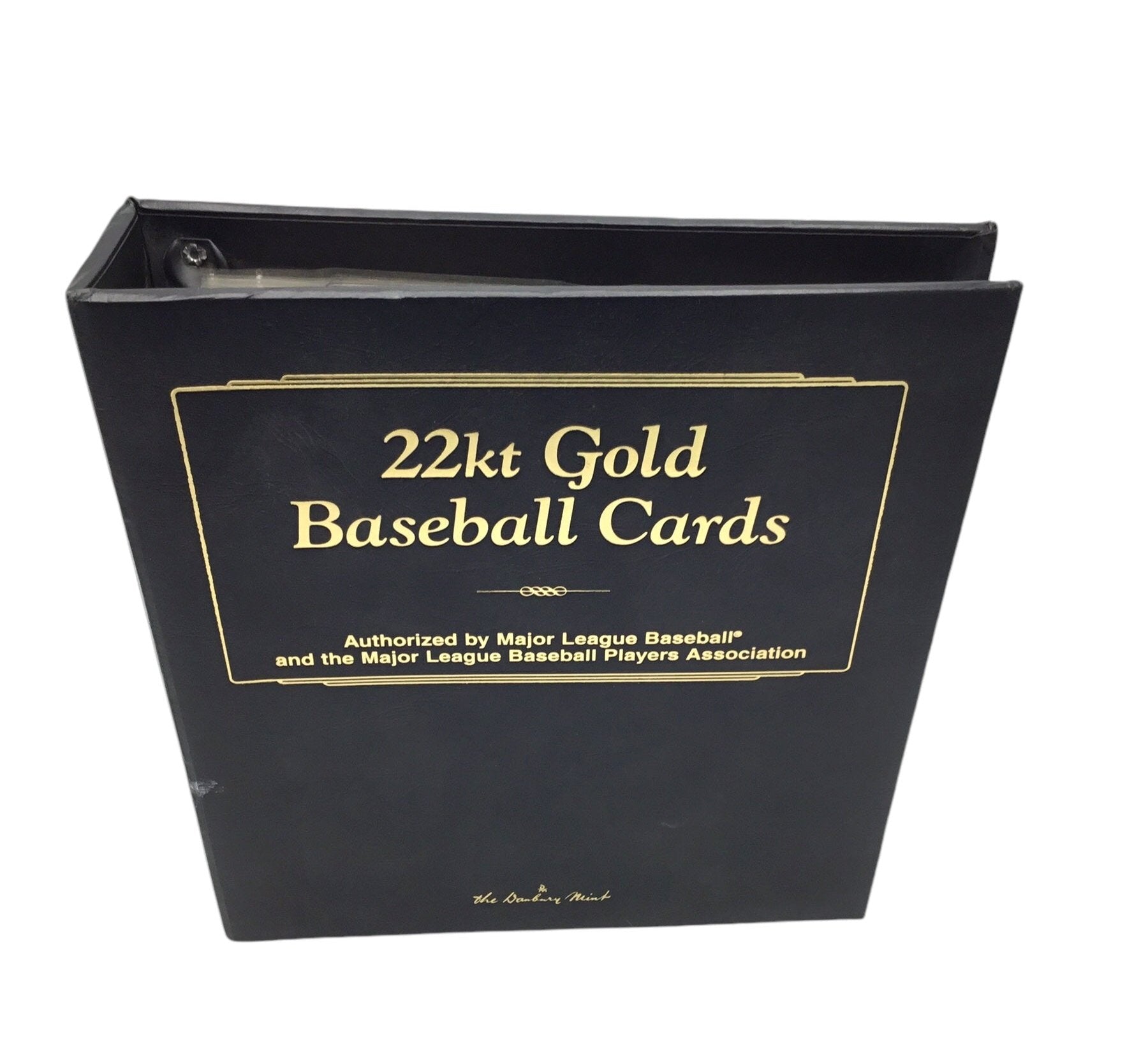 BASEBALL GREATS DANBURY MINT 22KT GOLD BASEBALL CARDS 50 COMPLETE SET In Binder