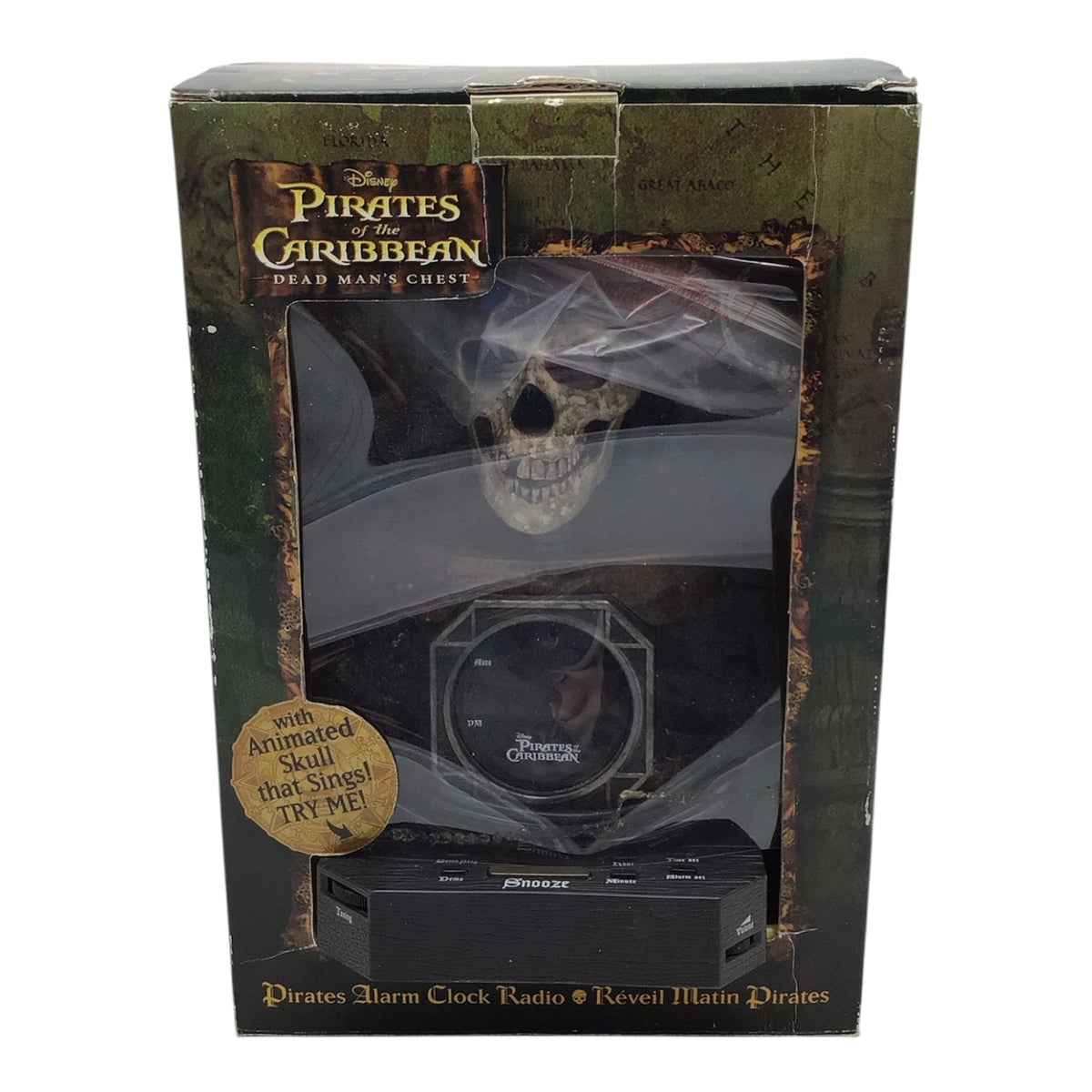 Pirates of the Caribbean Dead Man's Chest Alarm Clock Radio
