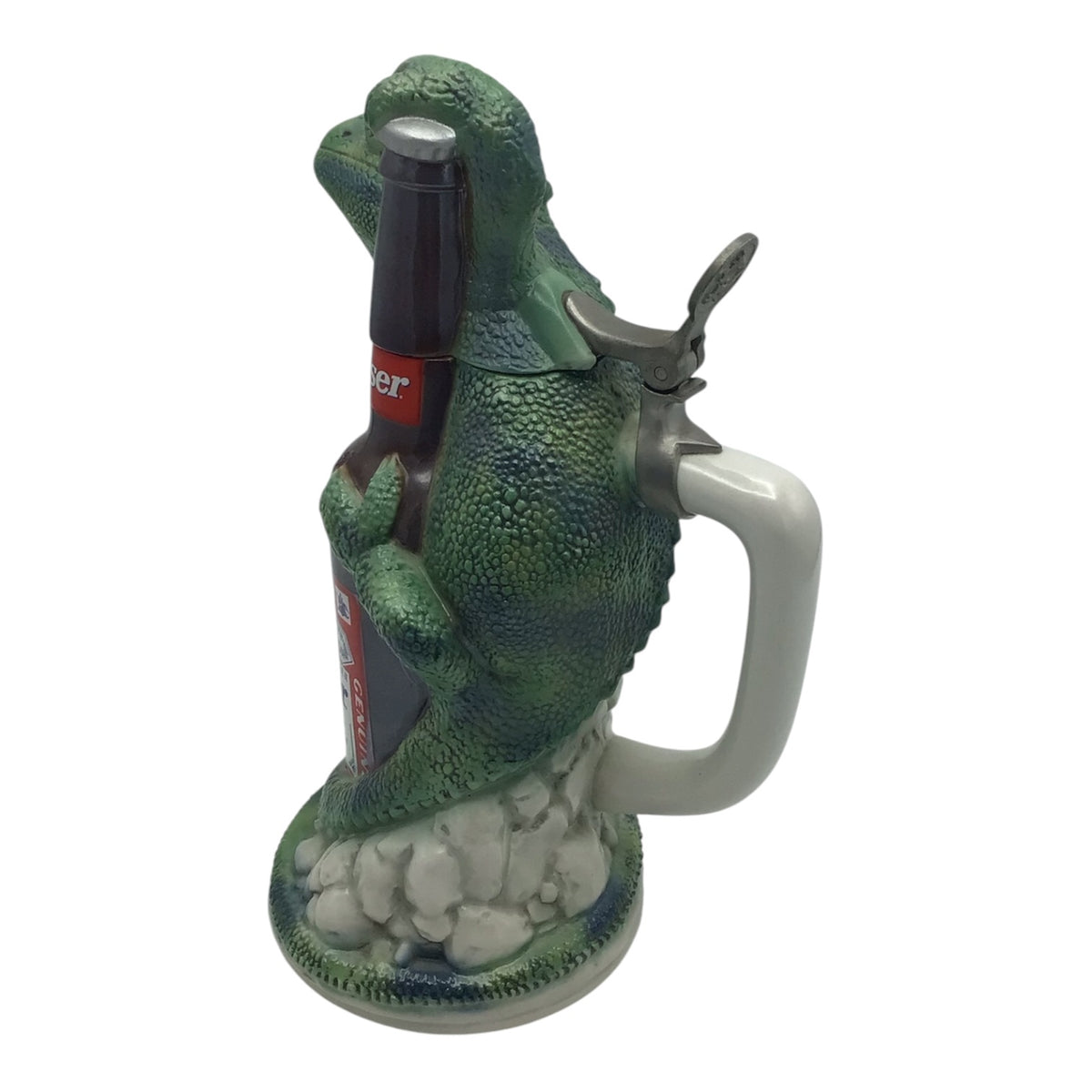 Budweiser Louie the Lizard Character Stein