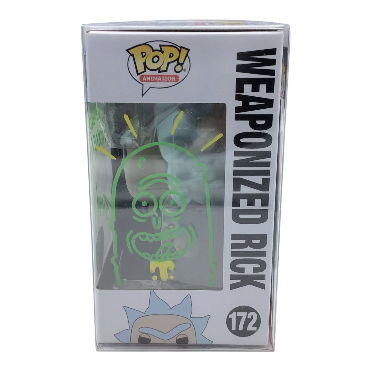 Funko Pop! Rick & Morty Weaponized Rick #172 Signed by David Angelo Roman