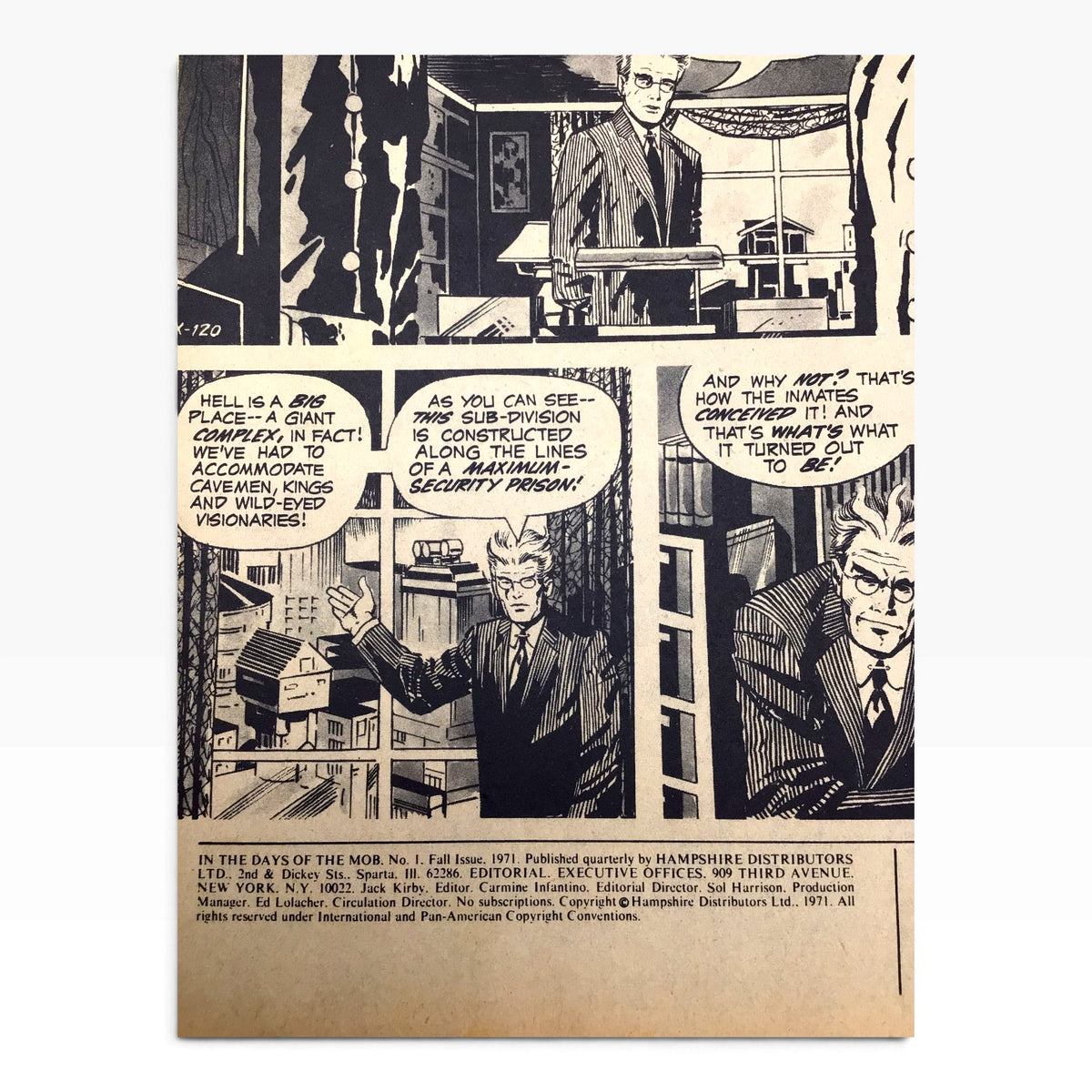 In the Days of the Mob #1 1971 - Vintage Comic Book