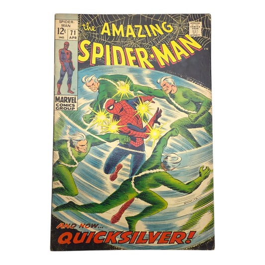 Marvel Comics – The Amazing Spider-Man #71 – “And Now... Quicksilver!” (GD/VG)