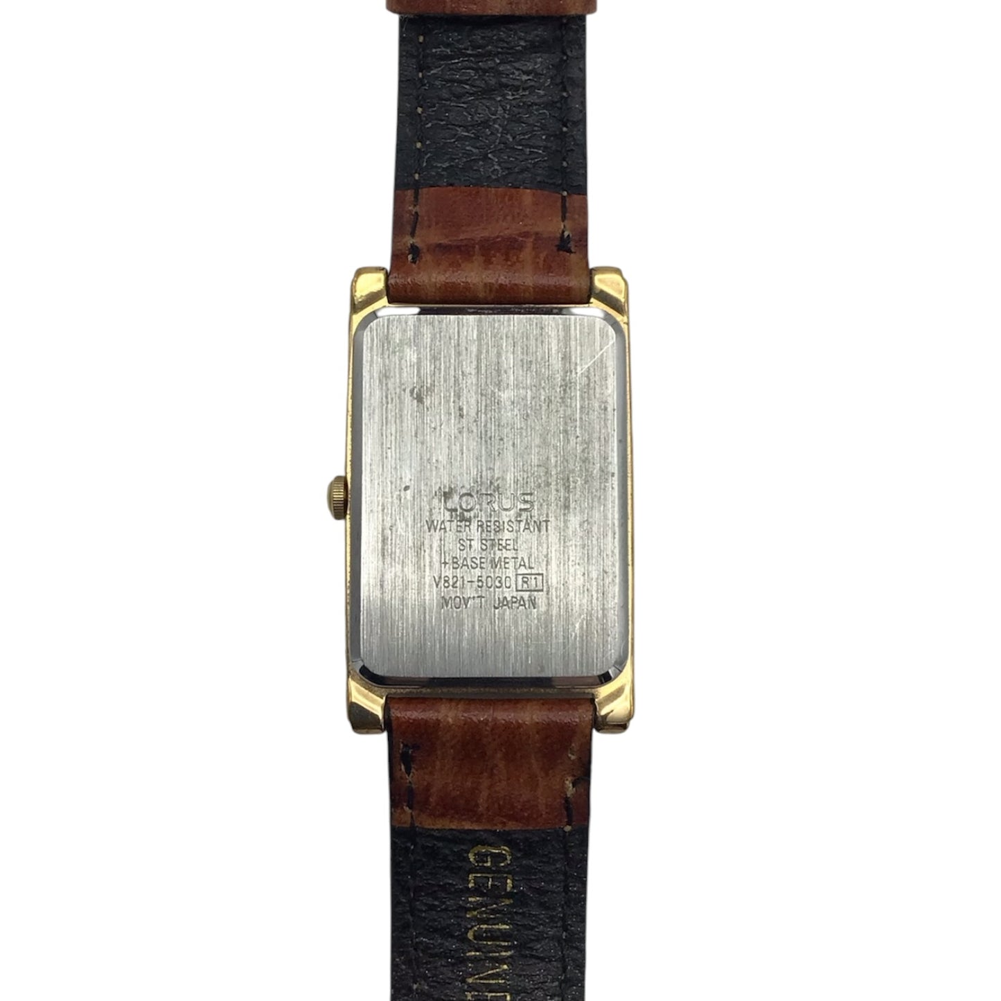Leather Mickey Mouse Watch - Womens