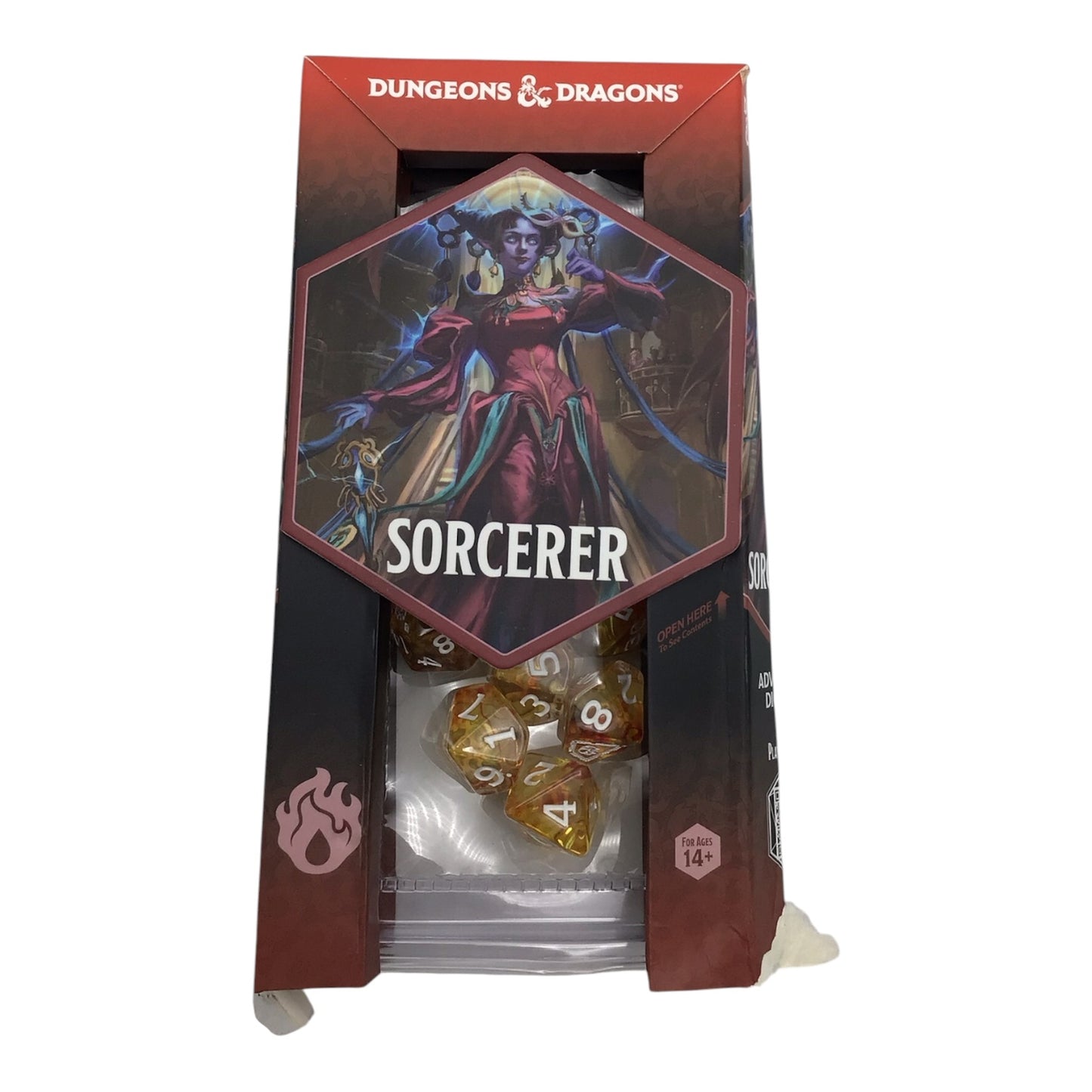 Dungeons & Dragons Sorcerer Dice Set - 16 Dice Included
