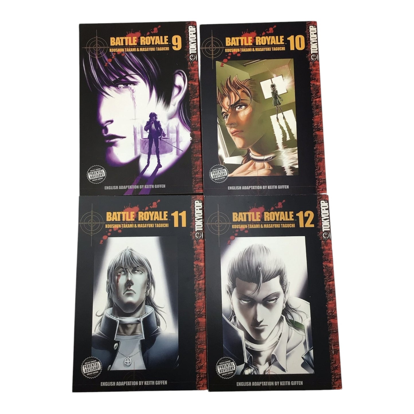 Battle Royale Complete Manga Series - Books 1-15