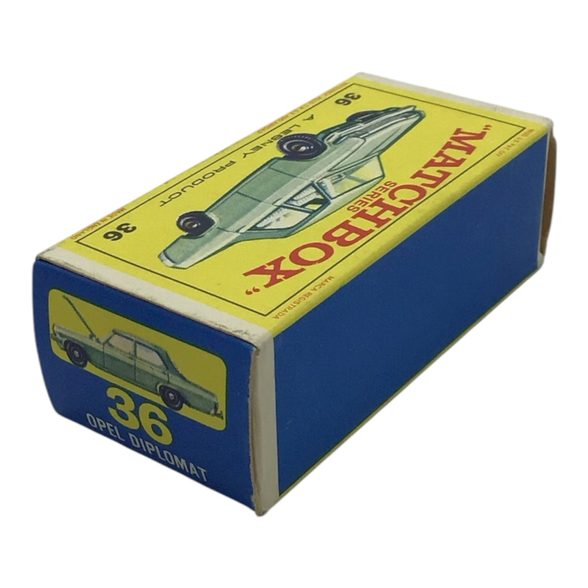 Lesney Matchbox Series #36 Opel Diplomat w/ Original Box